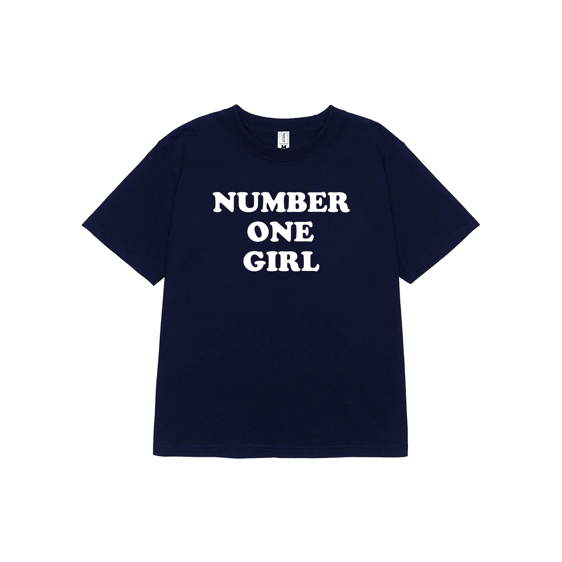 Áo baby tee ôm number one girl 1978 Miucho cổ tròn vải cotton 4c thoáng mát in basic