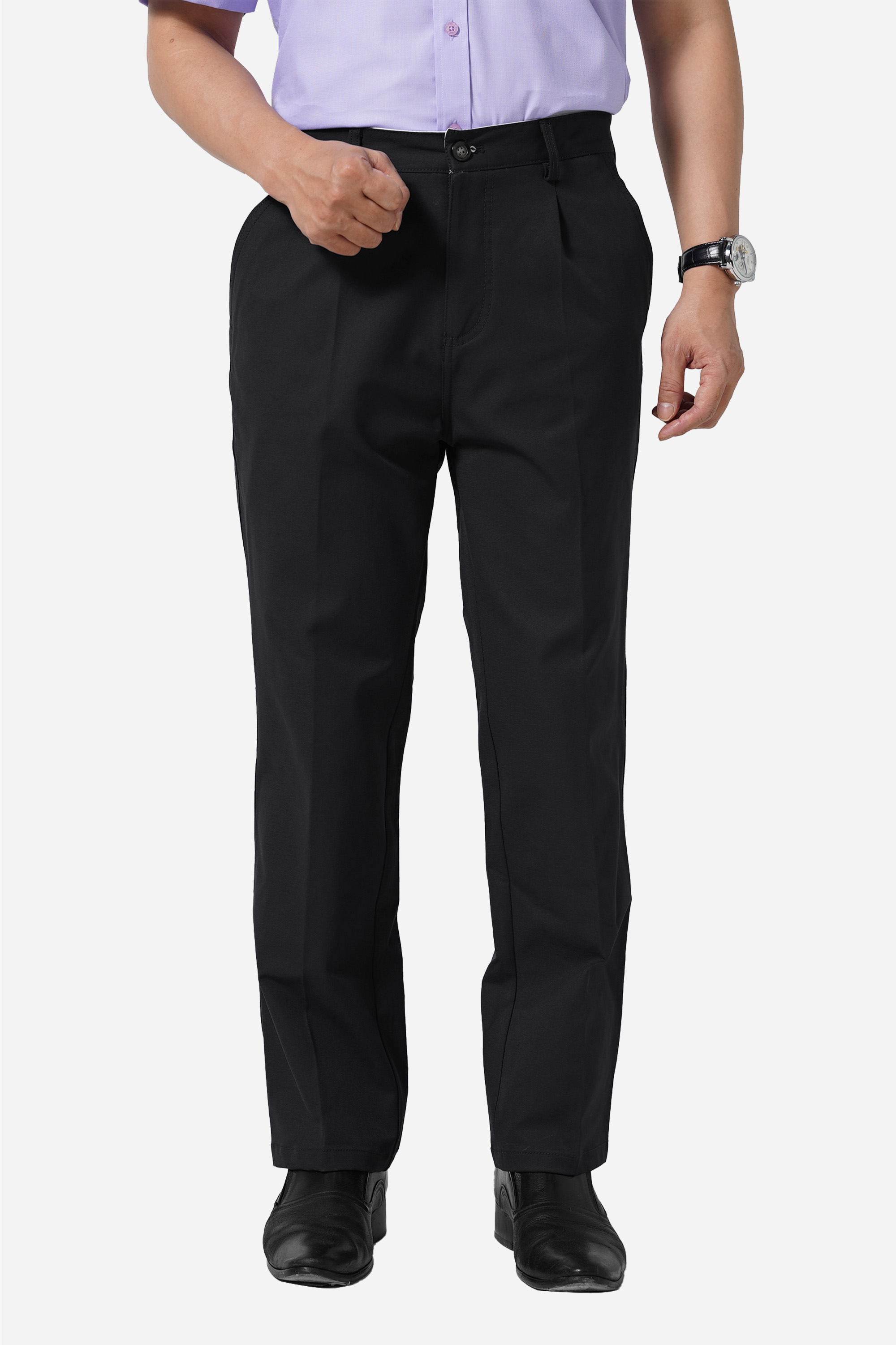 Quần Kaki Mềm 1 Li Nam Trung Niên ANCHI Chất Liệu Cotton Phom Suông Ống Rộng Cao Cấp_thumbnail_34