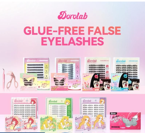 DOROLAB  Glue - Free False Eyelashes