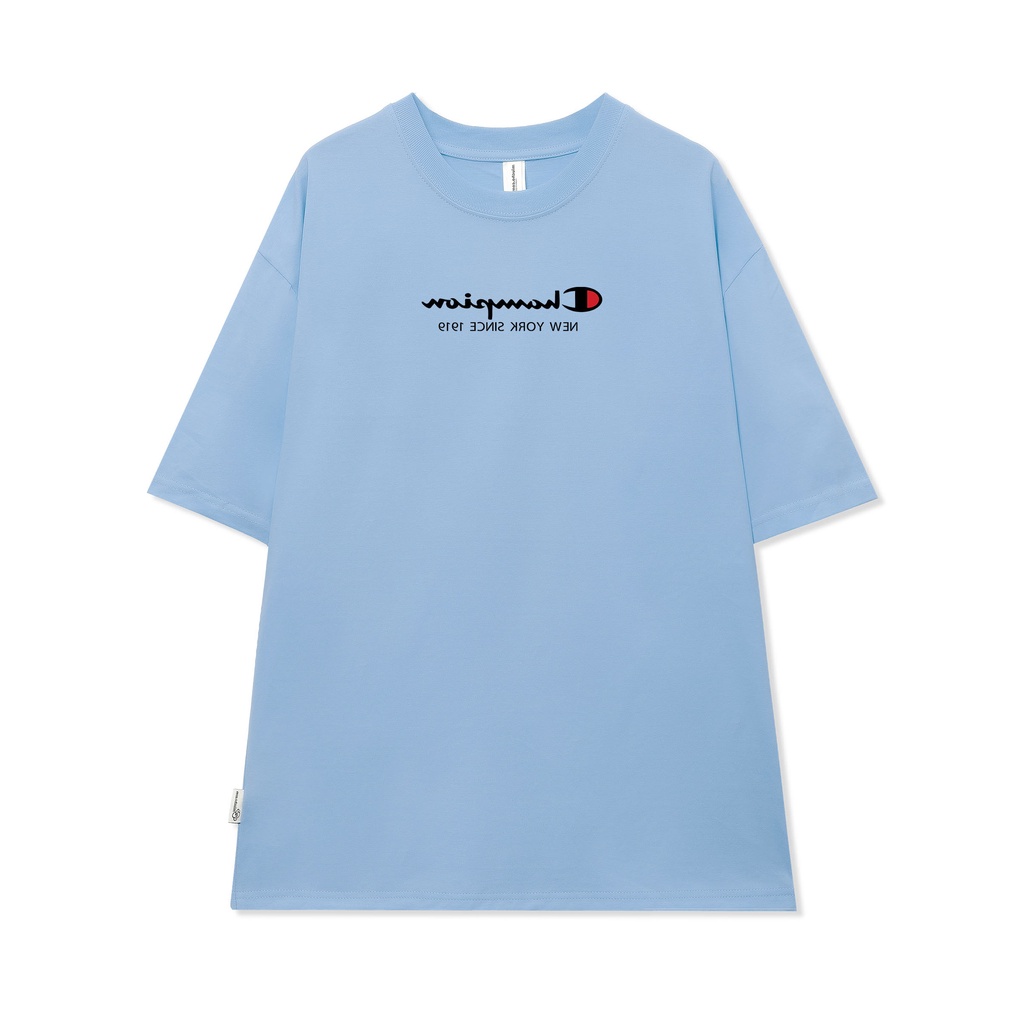 Áo phông nữ form rộng tay lỡ unisex chất vải cotton AT084 Miucho in logo_thumbnail_12