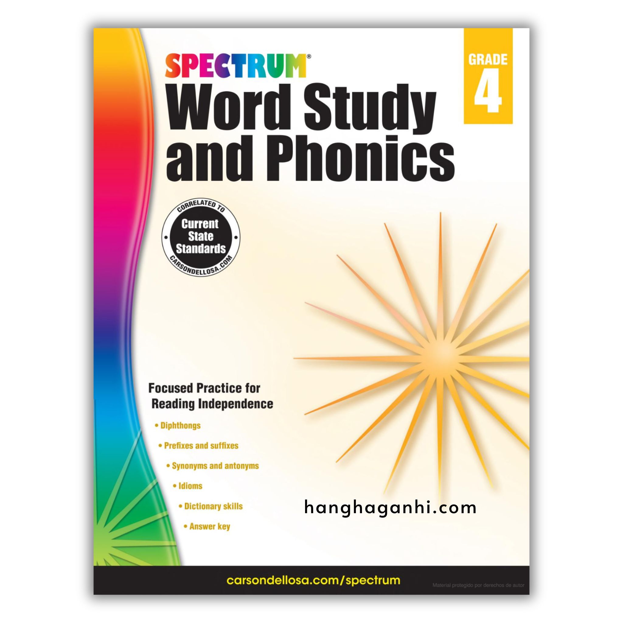 Sách Spectrum Word Study and Phonics Workbook Grade 4_thumbnail_0