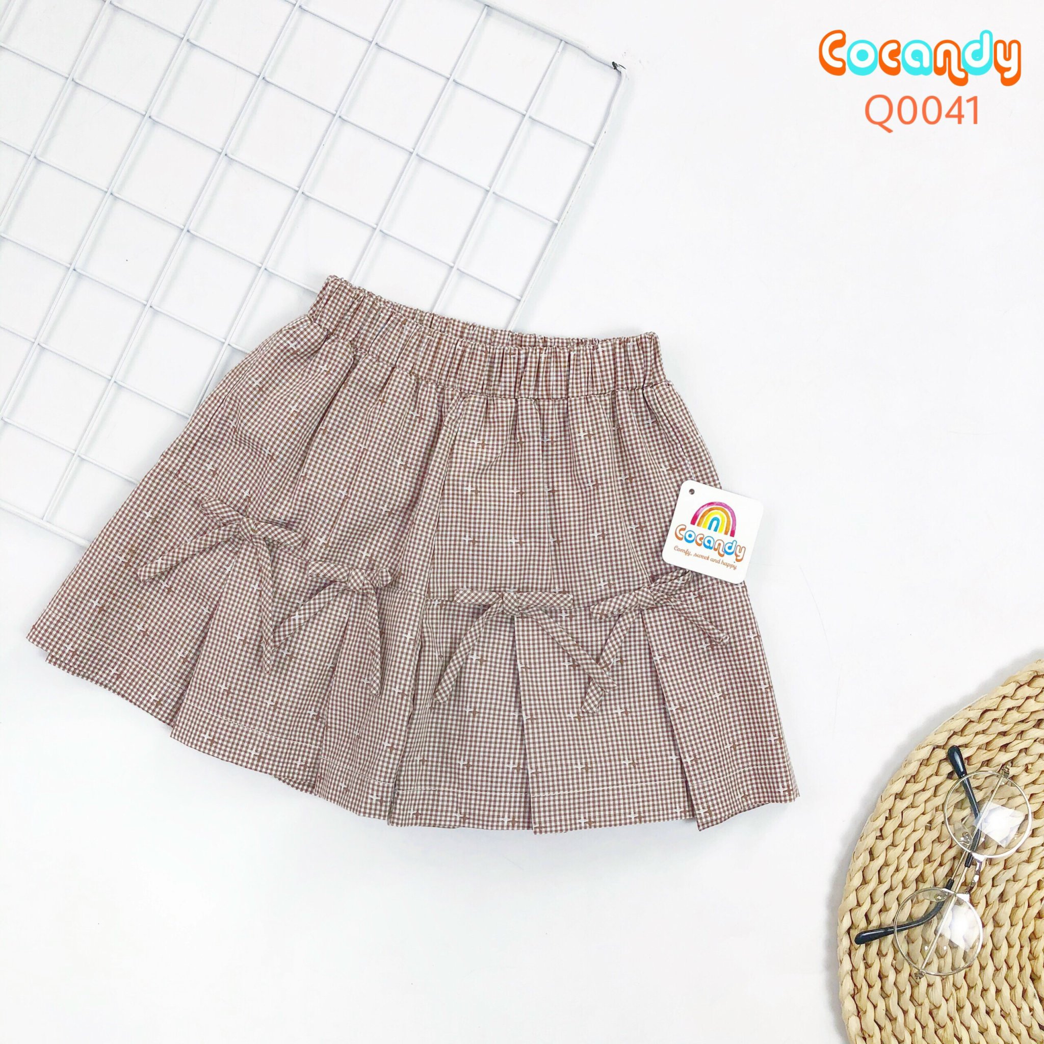 Quần váy NÂU nơ+CÀ VẠT_thumbnail_0