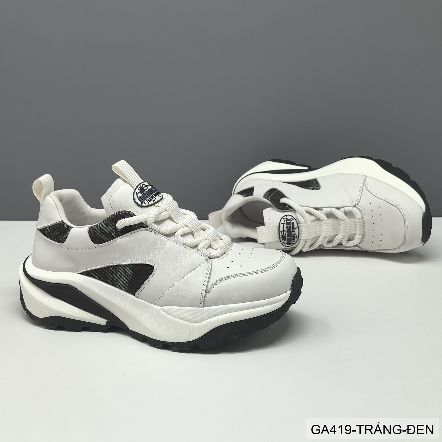 GA419 - Giày Sneaker Nam Đế Dày Tăng Chiều Cao Phong Cách Casual Thể Thao_thumbnail_2