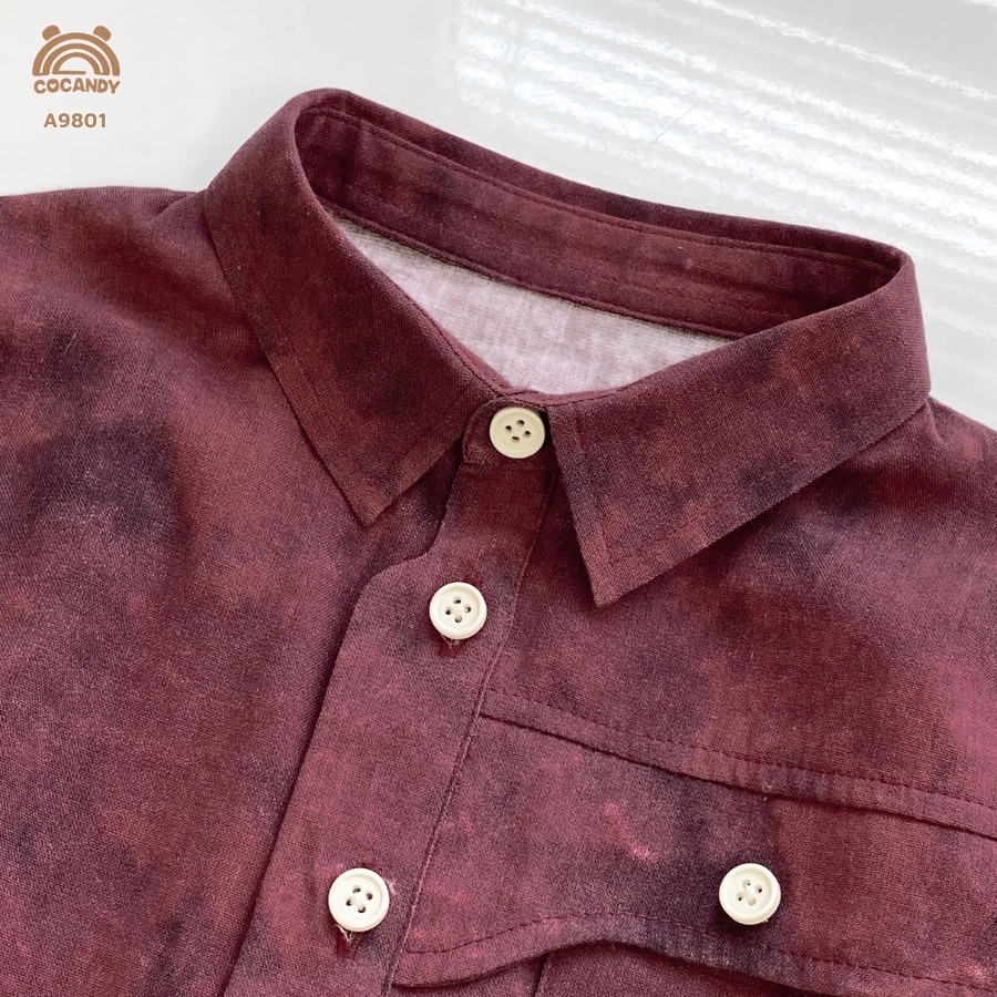 Áo dài ĐỎ LOANG  sơ mi_thumbnail_9