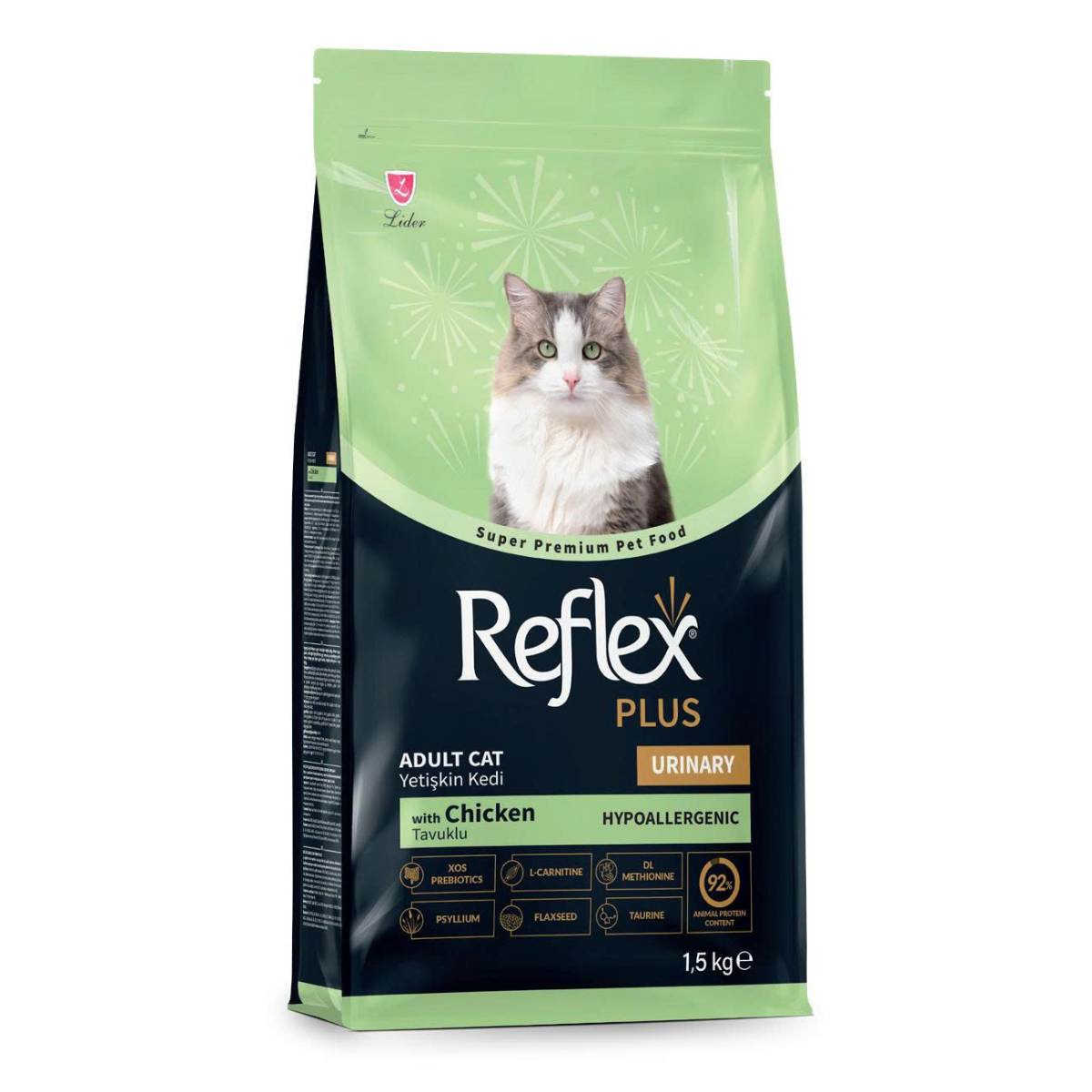 Thức ăn cho mèo Reflex Plus Adult Cat Food Urinary Chicken (vị thịt gà) 1,5kg