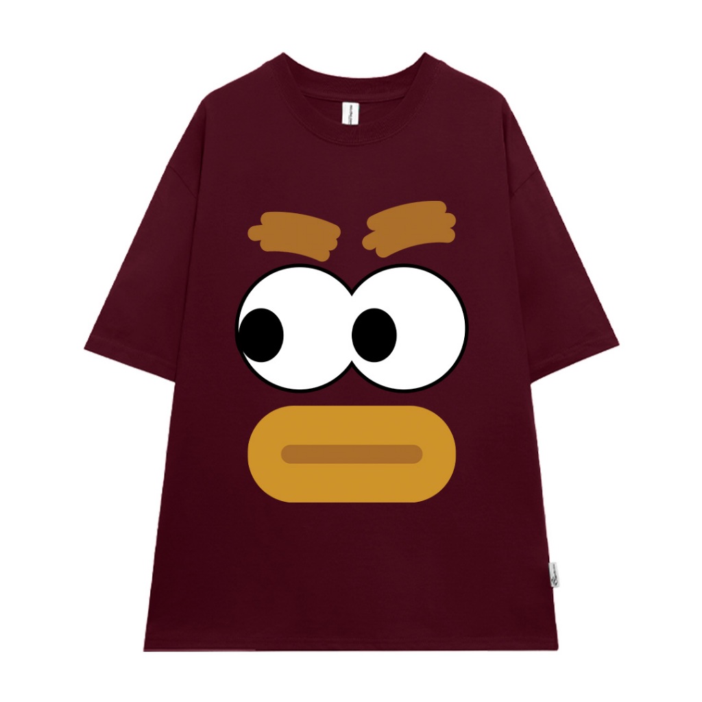 Áo thun couple cặp đôi hình thú mỏ vịt form rộng unisexATD1059 Miucho tay lỡ cổ tròn in artwork_thumbnail_10