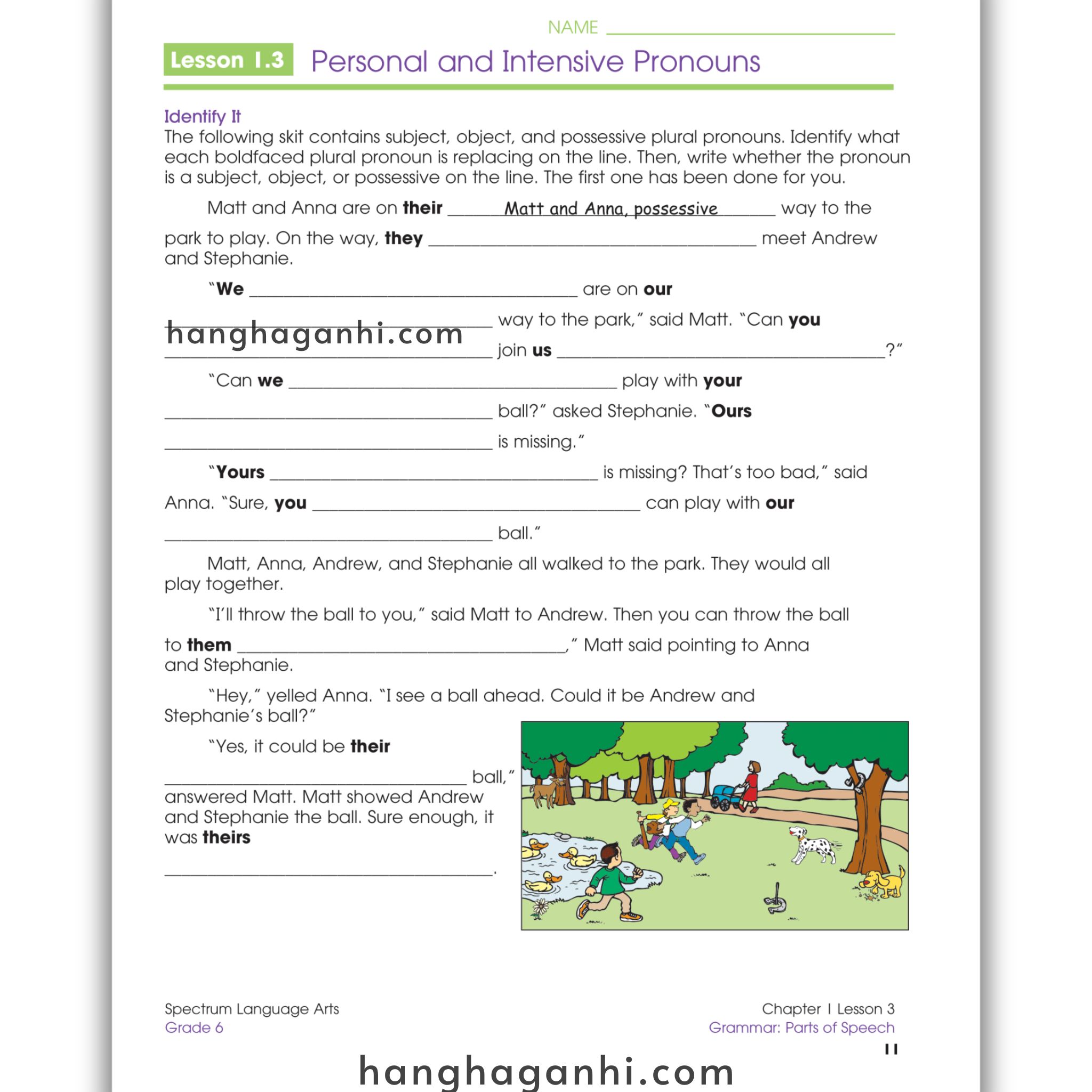 Sách Spectrum Language Arts Workbook Grade 6_thumbnail_10