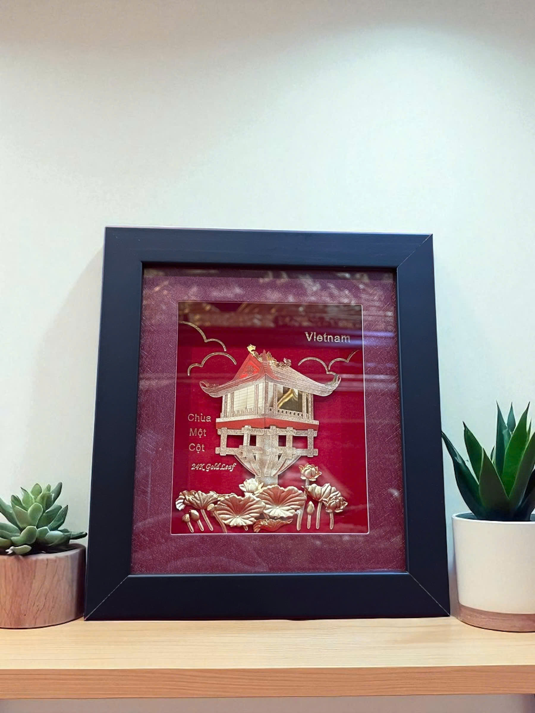 TRANH CỘT CỜ HÀ NỘI DÁT VÀNG 24K 25x25cm_thumbnail_1