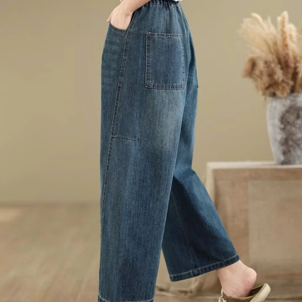 Quần jeans suông ống rộng triết ly HA9_thumbnail_1