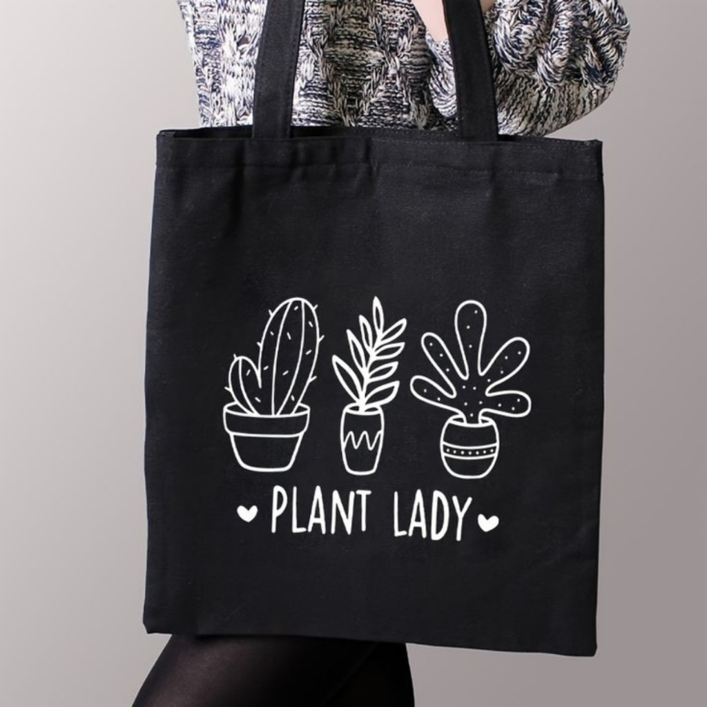 Túi tote màu đen mẫu chữ đơn giản - Túi tote vải canvas 33x37 có khóa kéo đựng vừa A4, laptop Loza TOTE19_thumbnail_15