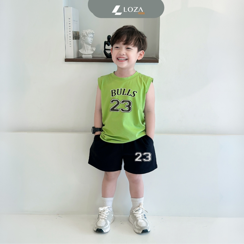 Bộ ba lỗ bé trai in hình 'Bulls 23' - Loza Kids BL345_thumbnail_5