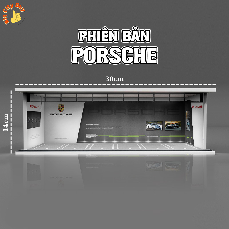 Garage Khung Thép 4 Tầng 1:64 Có Đèn – Diorama Lắp Ráp 3D Trưng Bày Xe Mô Hình Hot Wheels, Mini GT_thumbnail_2
