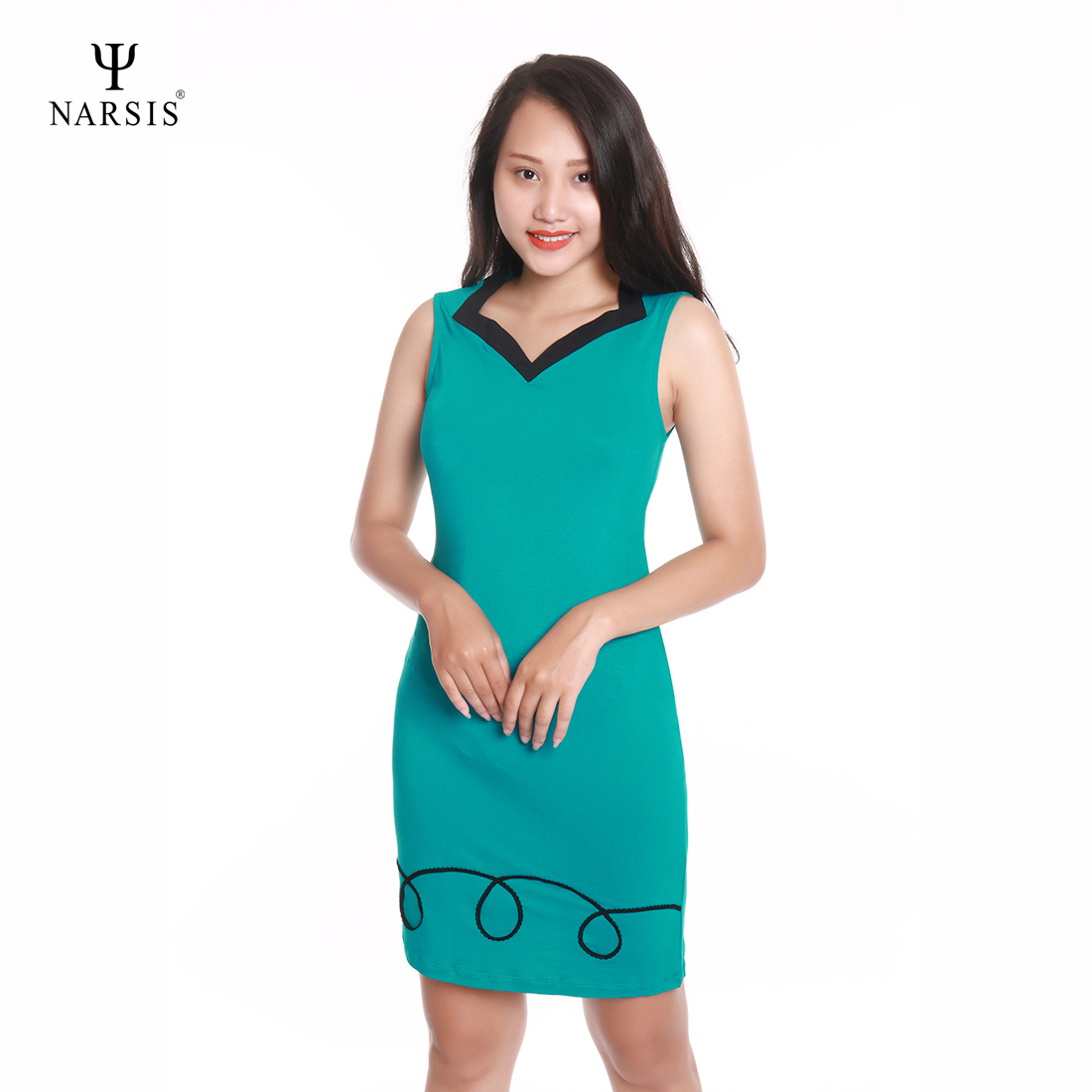 VÁY NỮ KIỂU B3006 NARSIS CHẤT LIỆU THOÁNG MÁT, DỄ CHỊU, THOẢI MÁI CẢ NGÀY, DỄ VẬN ĐỘNG_thumbnail_1