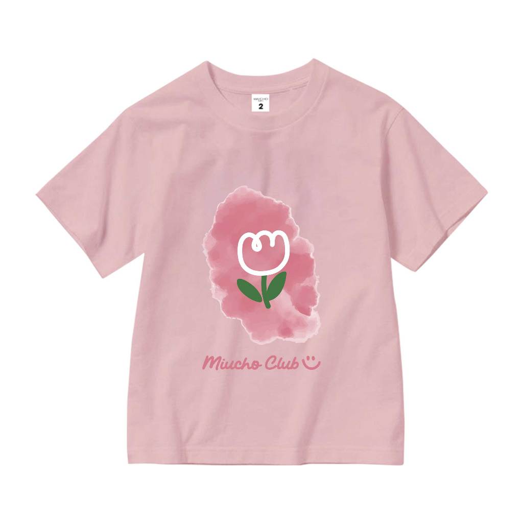 Áo thun cho bé gái form rộng AED705 Miucho Kid 100% vải cotton thoáng mát basic_thumbnail_7