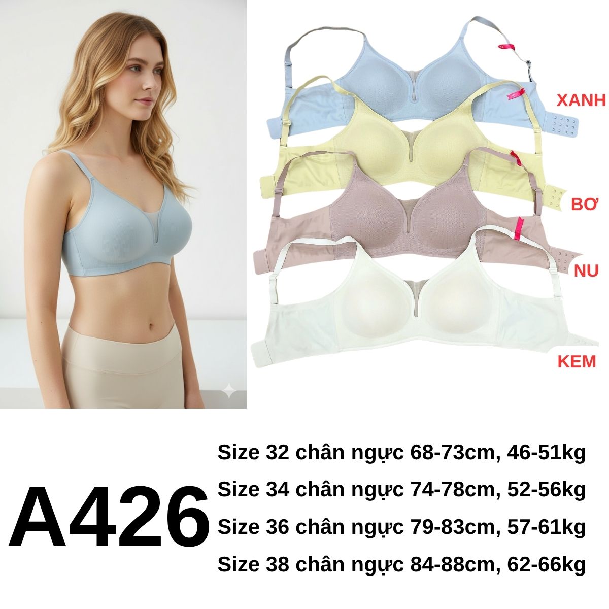 A426 Áo ngực ko gọng