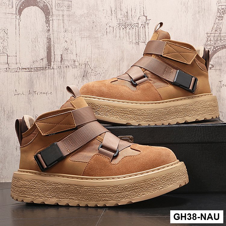 GH38 - Giày bốt nam cổ cao ấm áp Velcro_thumbnail_9