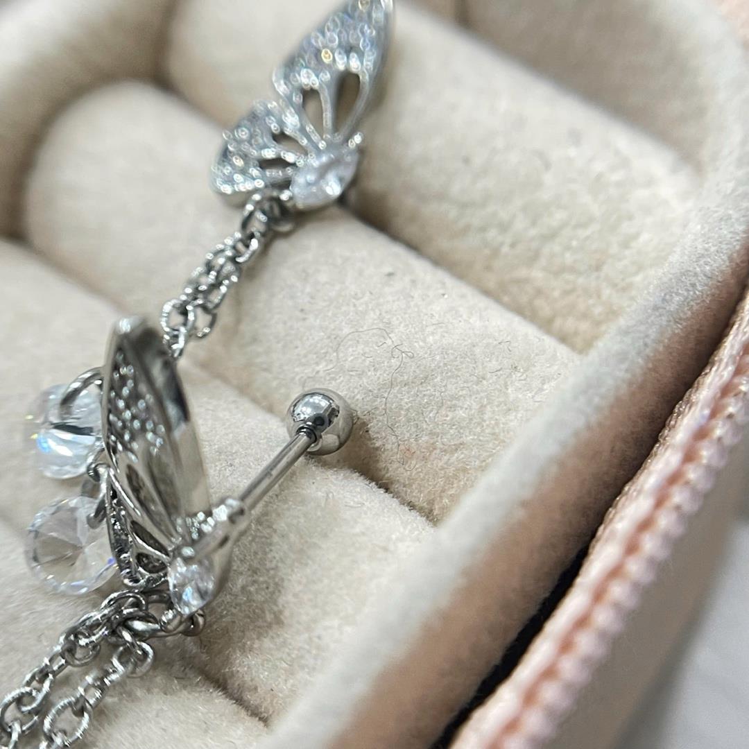 khuyên kiểu xích nữa cánh bướm to hai kim cương giọt nước rơi._thumbnail_2