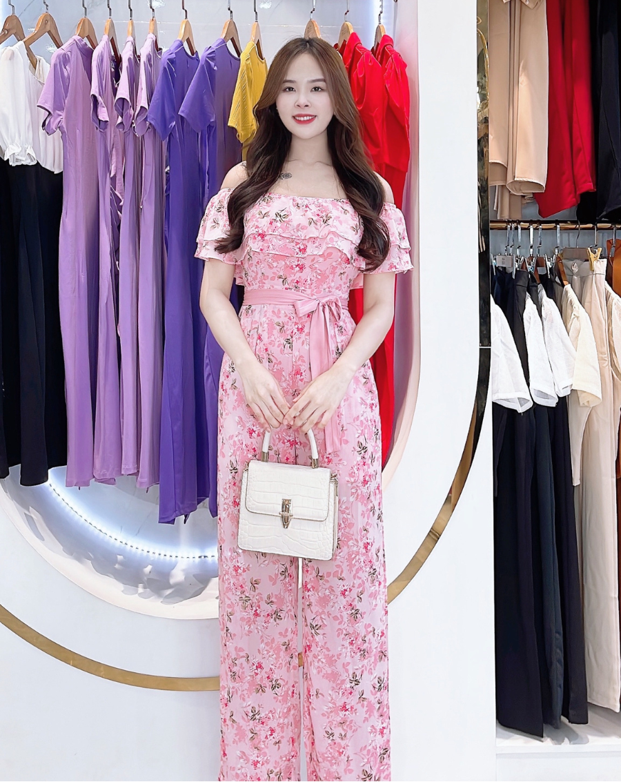 Jumpsuit ống rộng bèo ngực mặc 2 kiểu_thumbnail_6