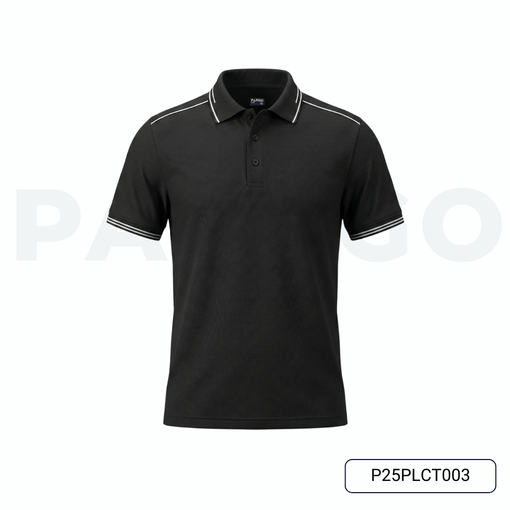 Áo polo cao cấp PAPAGO nam Trung niên vải cotton kim cương form rộng - P25PLCT003_thumbnail_14