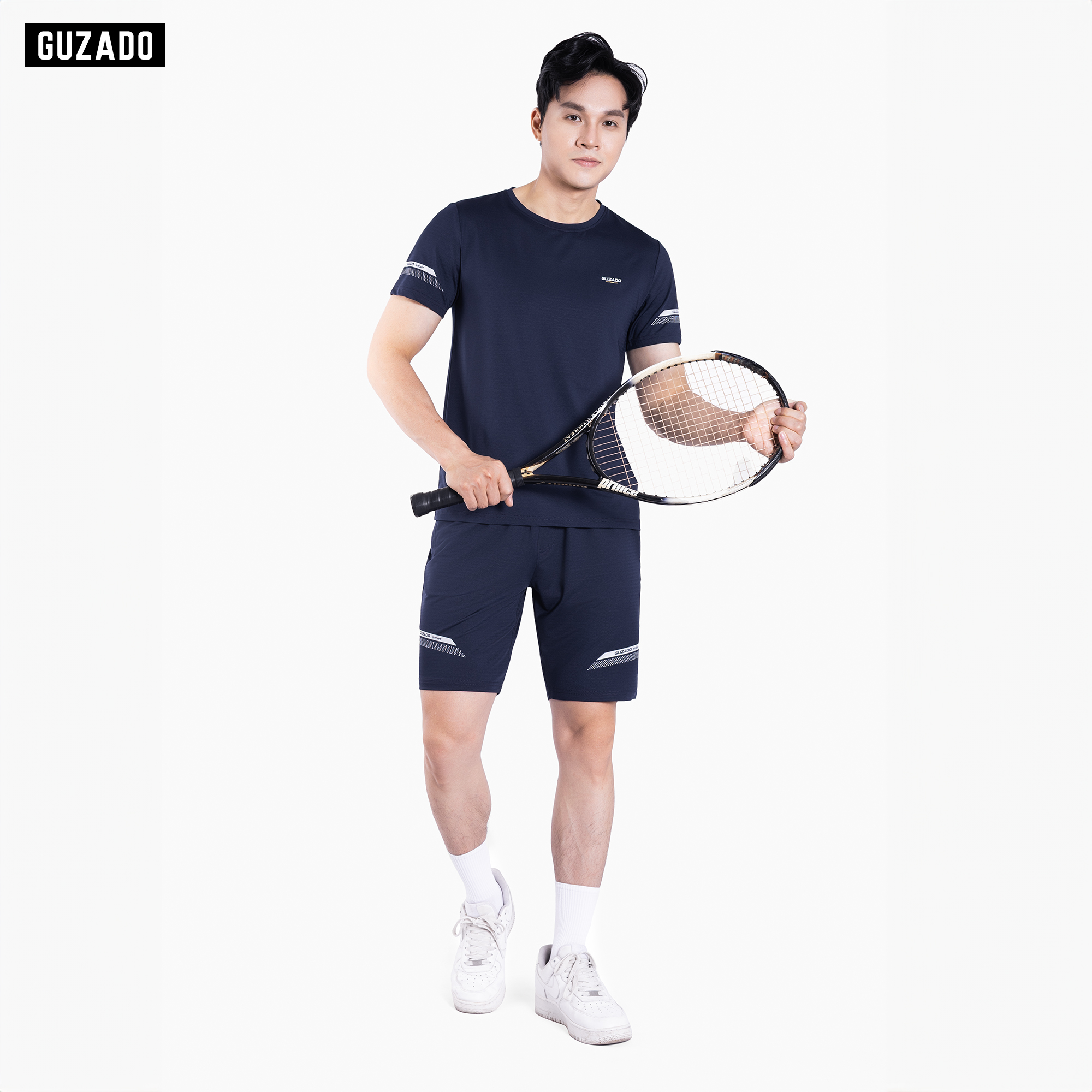 Bộ Thể Thao Nam GUZADO Mẫu Cộc Tay Mặc Thể Thao GBH01_thumbnail_5
