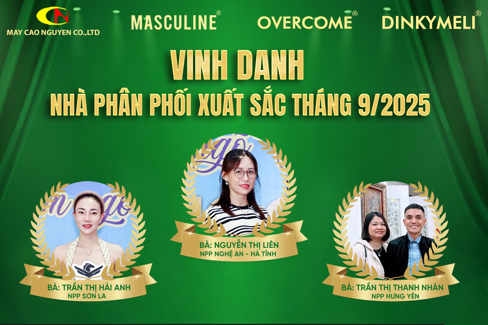 VINH DANH NHÀ PHÂN PHỐI XUẤT SẮC THÁNG 9/2025