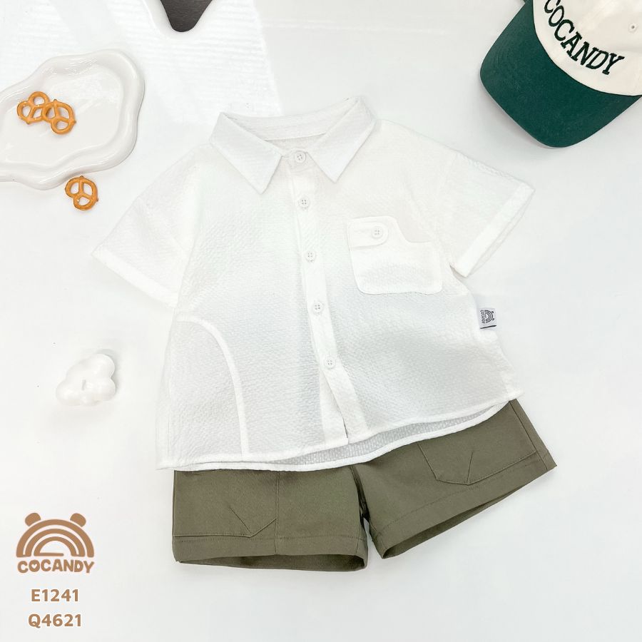 Quần cộc kaki XANH RÊU 2 túi khóa kéo_thumbnail_7