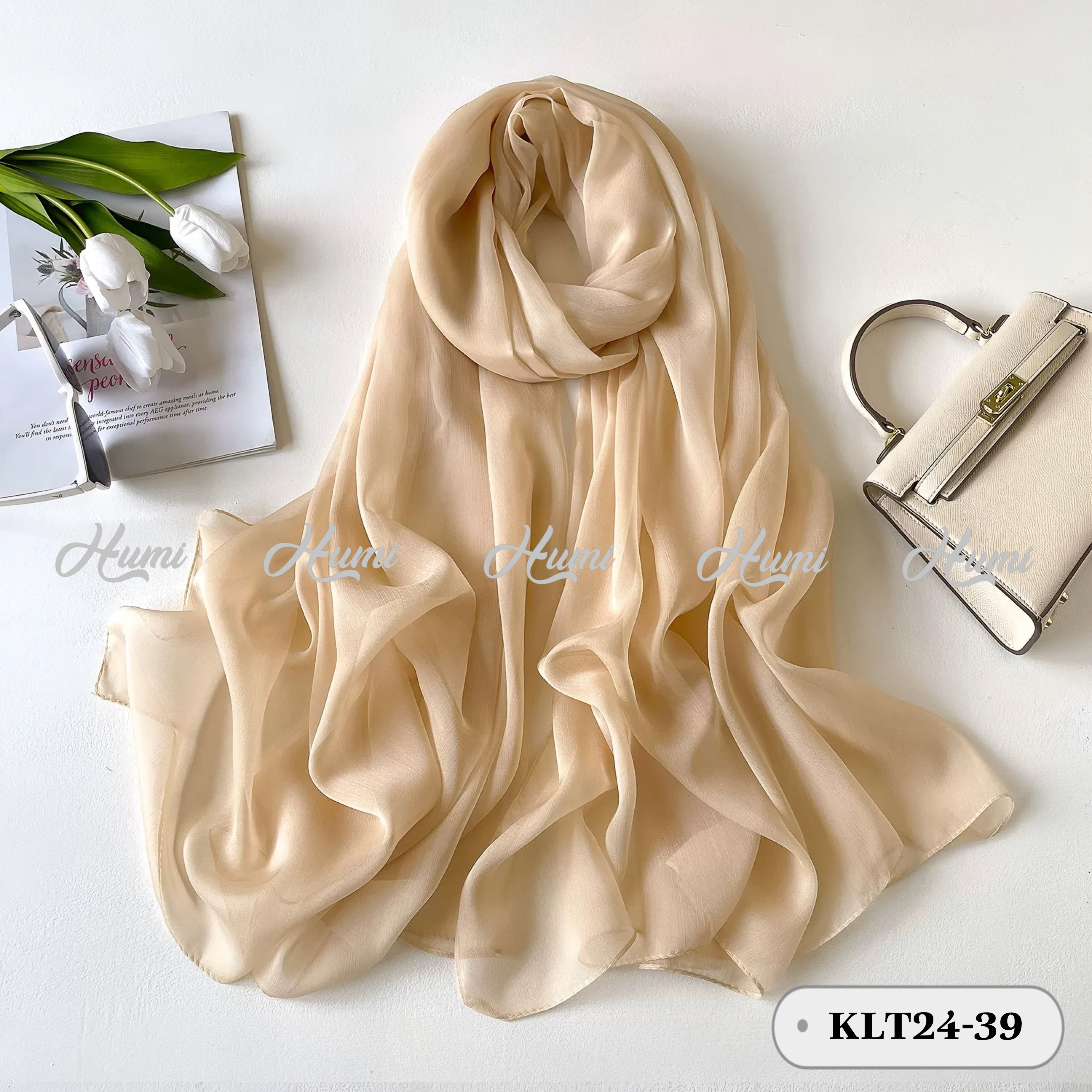 KHĂN TẰM GÂN TRƠN (KLT24-39 Be Nâu)