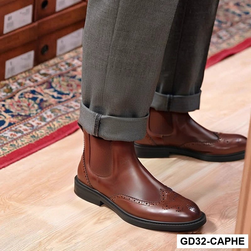 GD32 - Giày thể thao nam đế bệt, giày da thật, giày thể thao nam thời trang mùa hè, giày da cao cấp, giày trắng, giày mọi, giày mọi nam_thumbnail_2