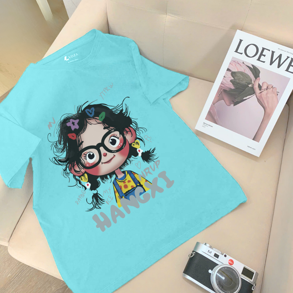 [HOT TREND] Áo phông nữ in hình bé gái nhiều màu - 𝐋𝐎𝐙𝐀 RT8261_thumbnail_7