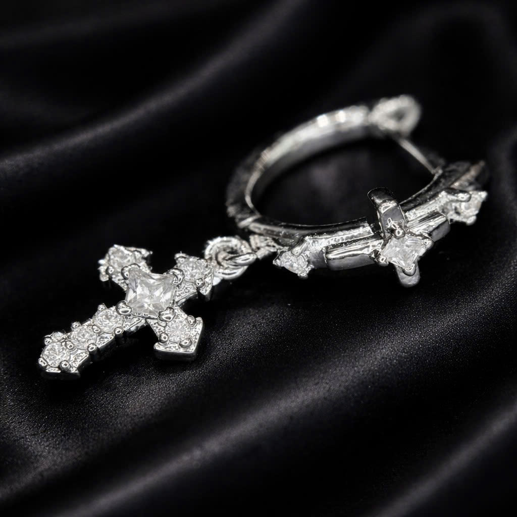 Khuyên vòng kiểu thập tự giá 10mm