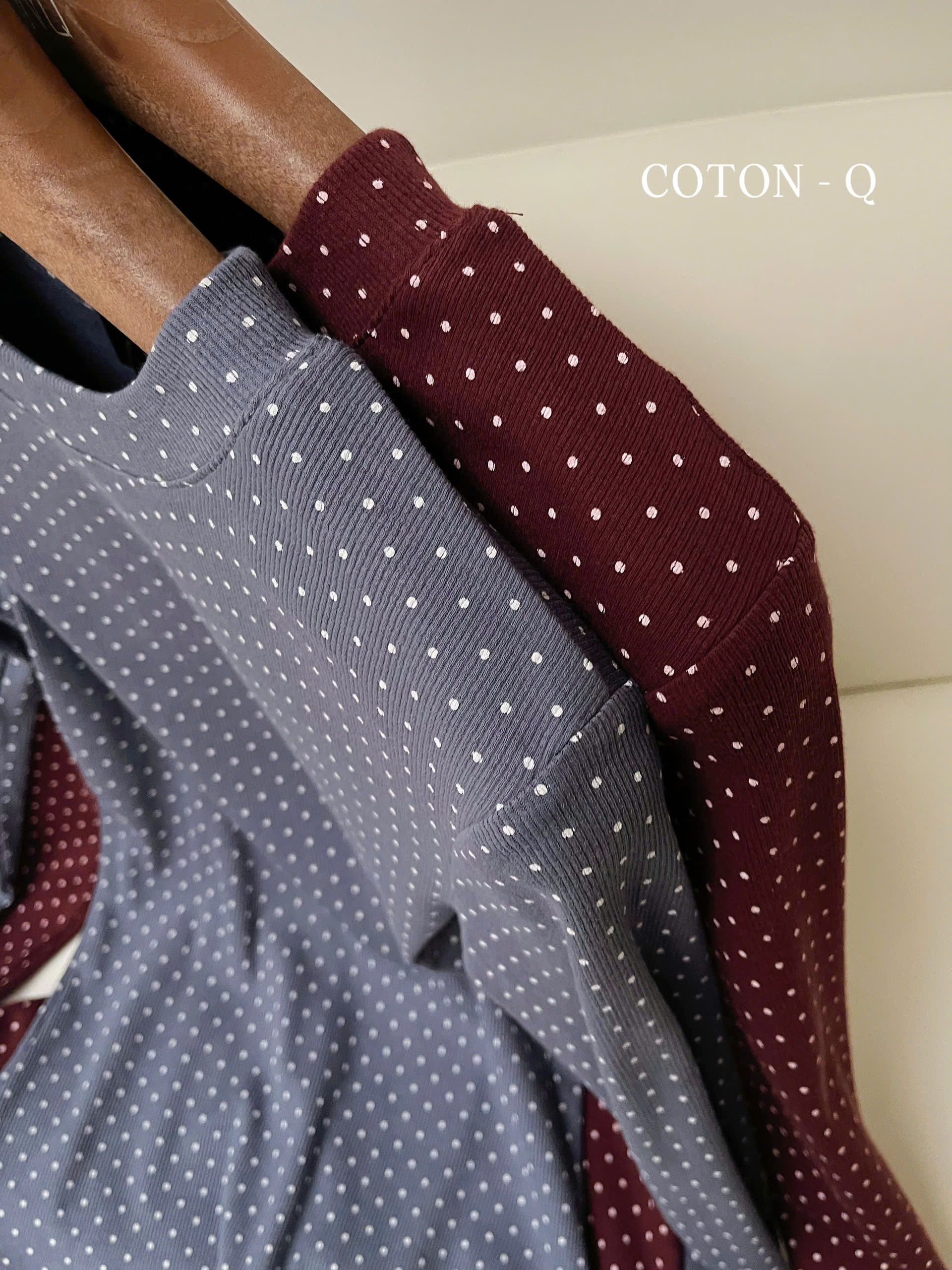 Áo thun tay dài chấm bi ( XANH)_thumbnail_7