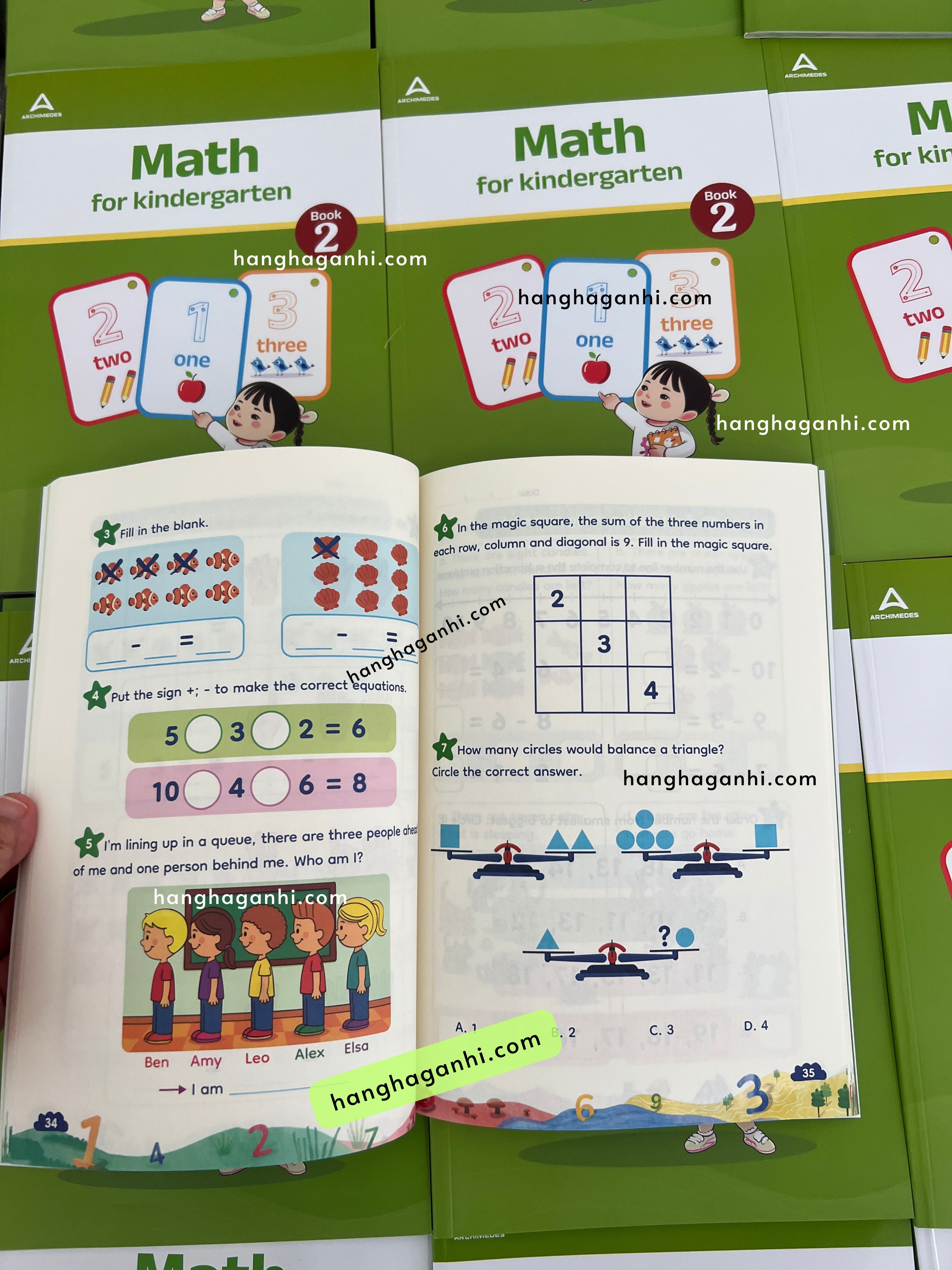 Sách Archimedes Math for Kindergarten Book 2, Toán tiếng Anh mầm non_thumbnail_5