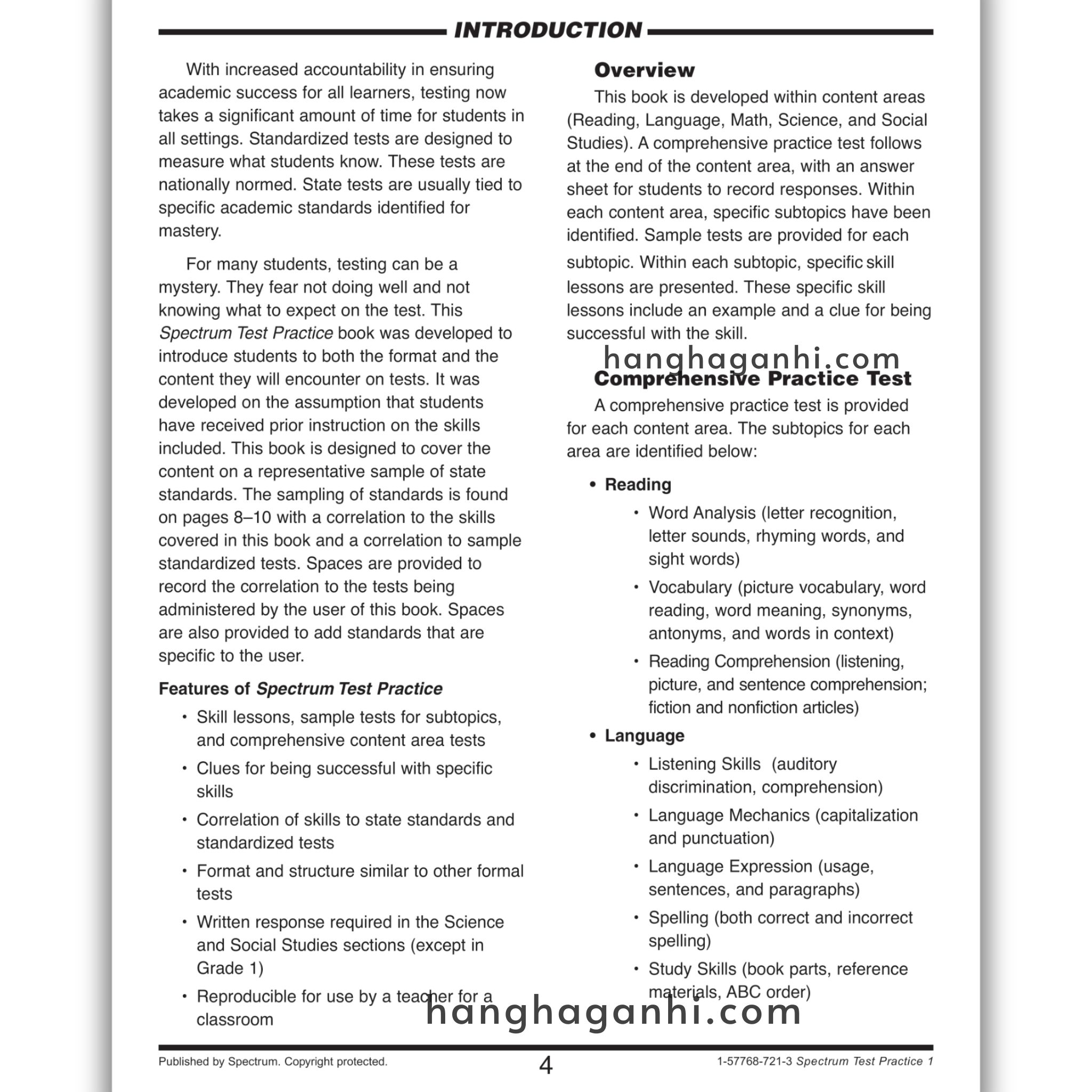 Sách Spectrum Test Practice Workbook Grade 1_thumbnail_11