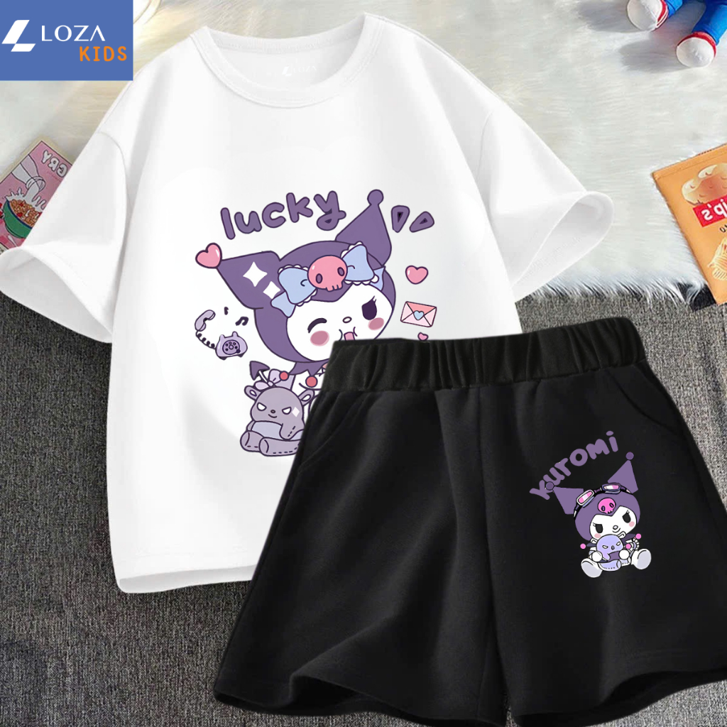 Đồ bộ bé gái in hình 'Lucky Kuromi' - Loza SB231_thumbnail_1