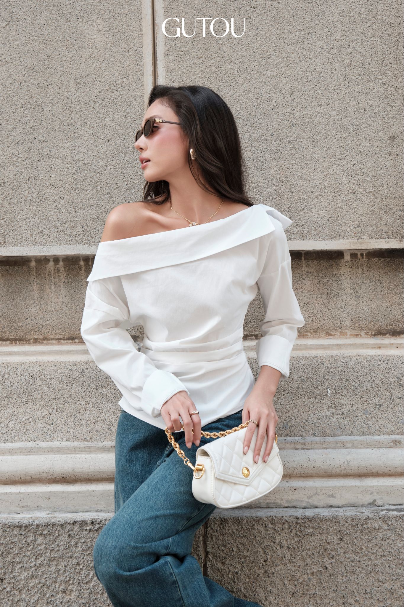 [ GUTOU ] Quần Jeans Suông Collin Basic_thumbnail_4