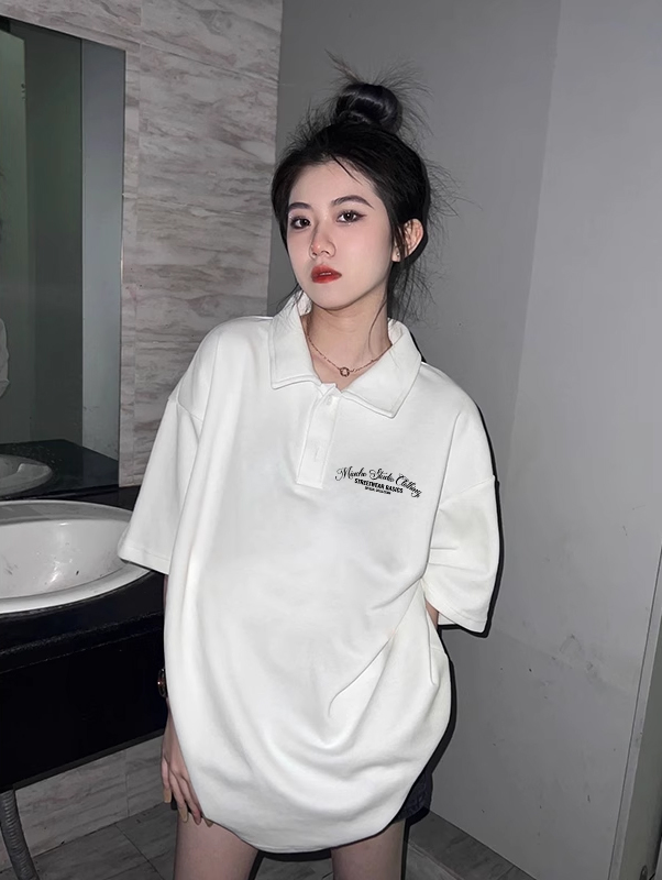 Áo polo nữ form rộng chất vải cotton co giãn thoáng mát PLD1699 Miucho in basic_thumbnail_2