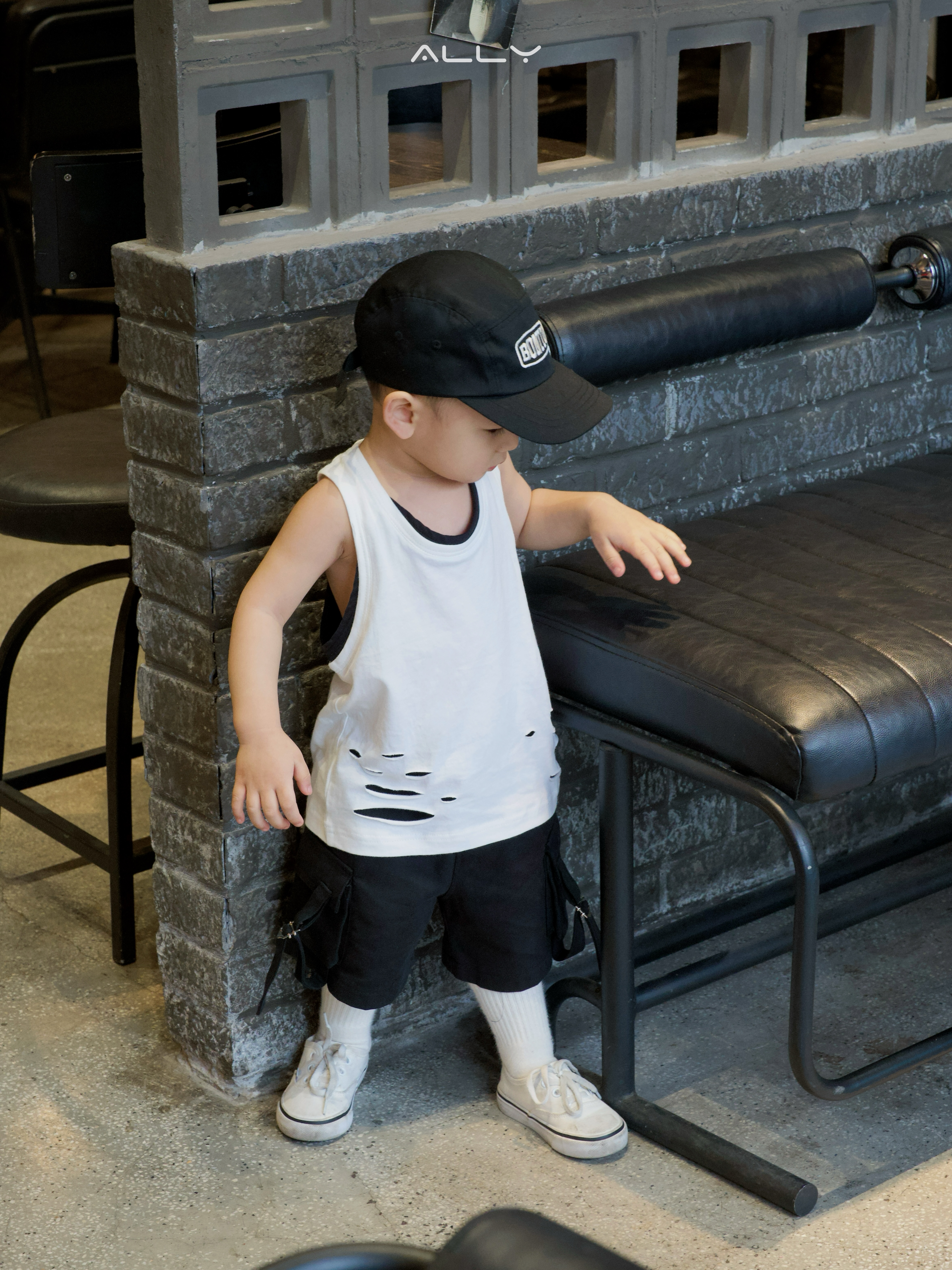 Áo thun 3 lỗ cotton giả 2 lớp cho bé