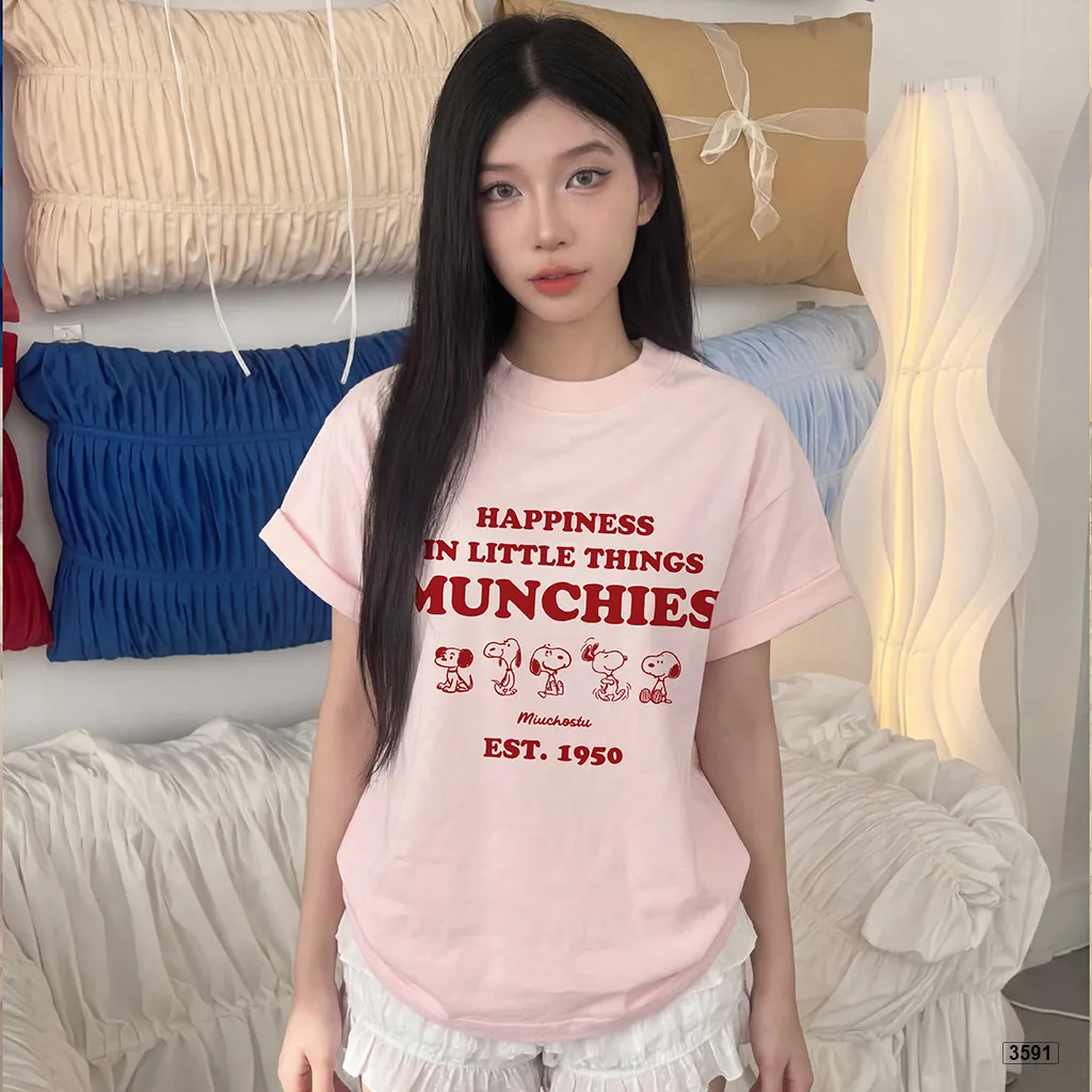 Áo thun boxy unisex in chữ năng động Miucho 3591_thumbnail_5