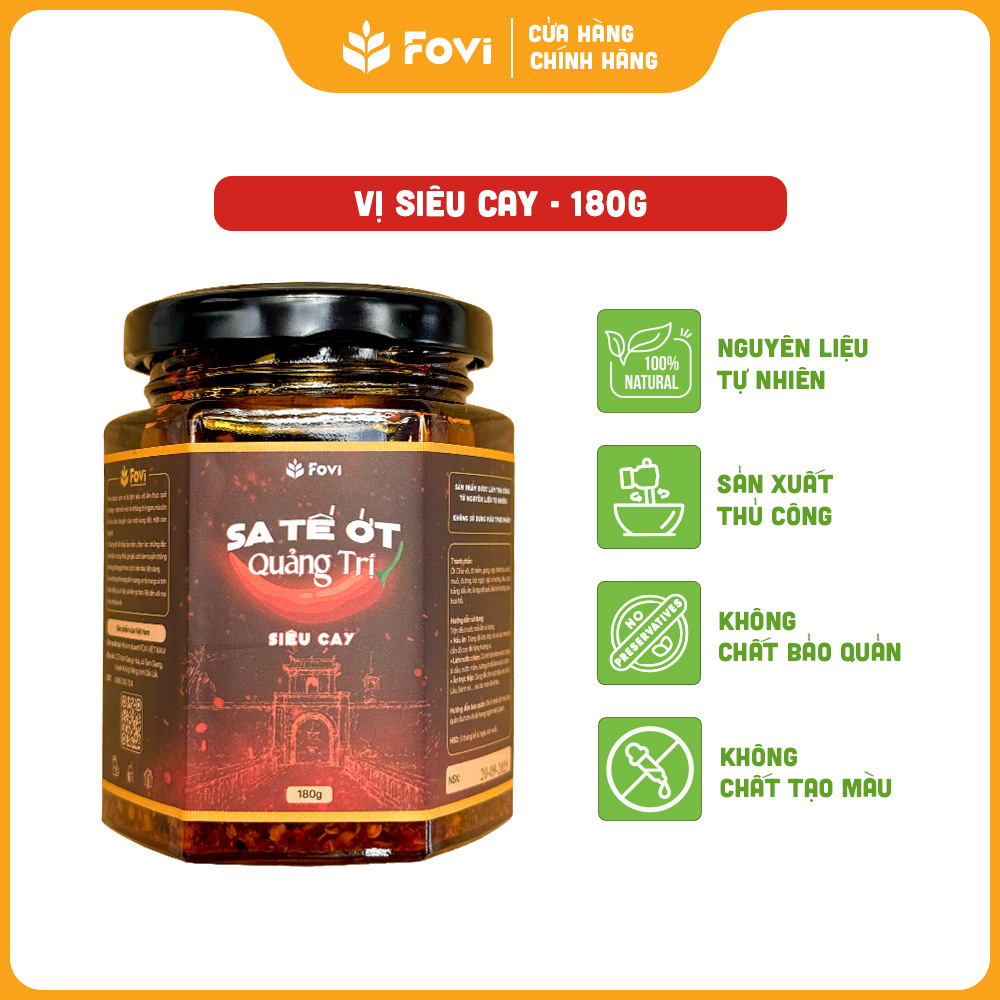 Siêu Cay - Hũ 180g - Mua 3 hũ miễn phí ship