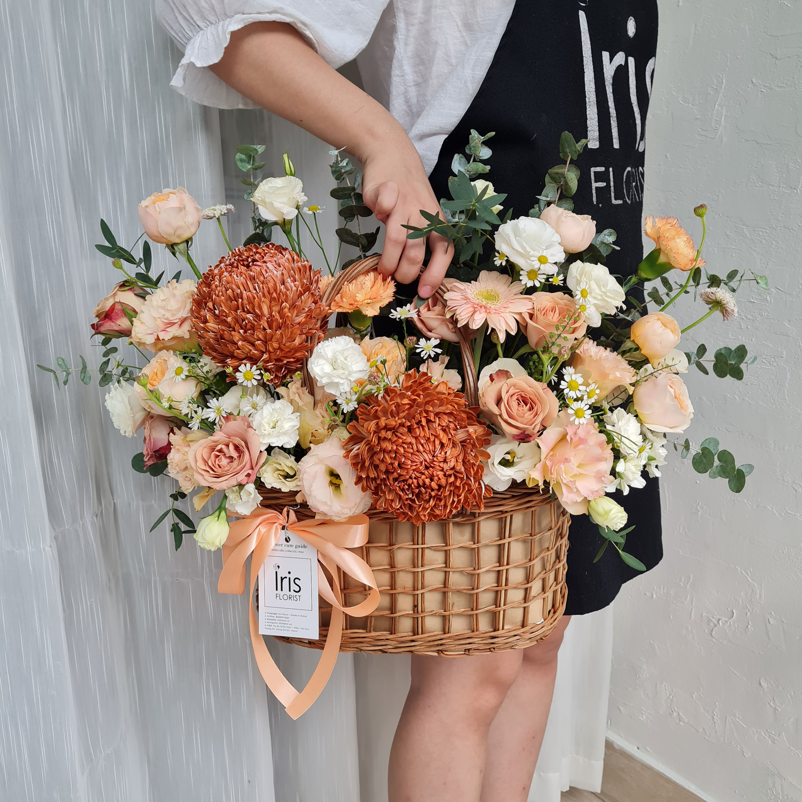 Giỏ hoa Cúc mẫu đơn Cafe_thumbnail_0