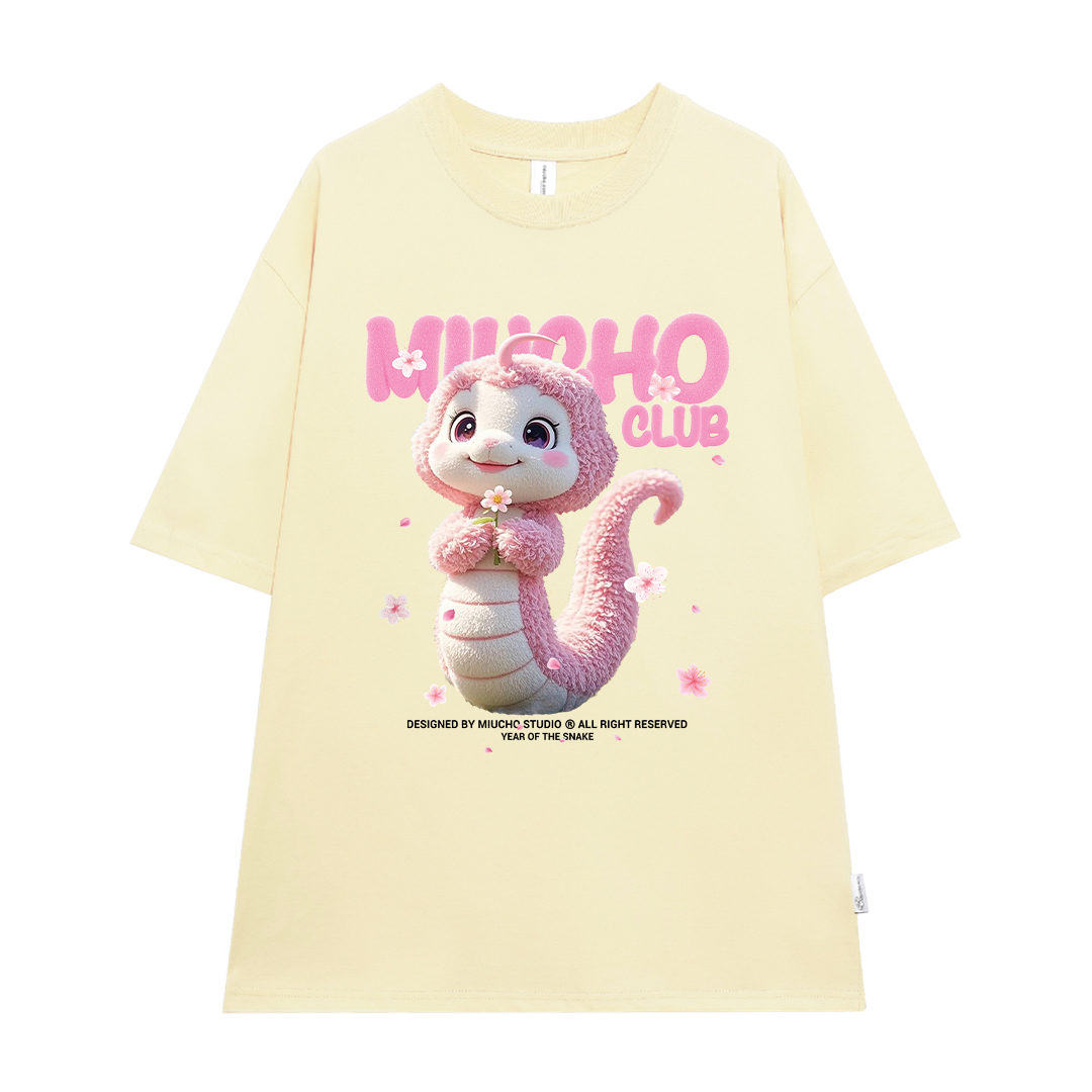 Áo thun tết năm tỵ form rộng local brand chất vải cotton thoáng mát ATD1726 Miucho in mix_thumbnail_0