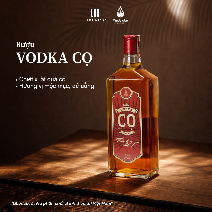 Rượu Vodka Cọ chai 29% Vol - 750ml_thumbnail_1