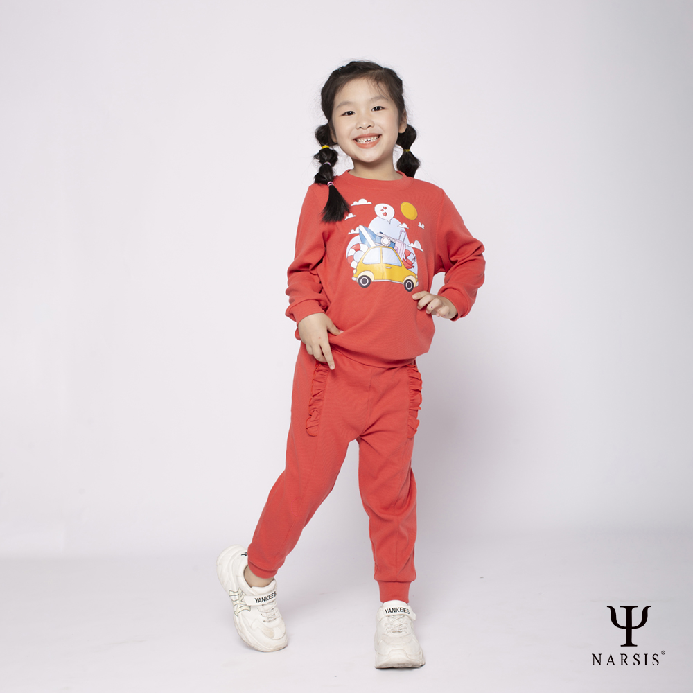 BỘ ĐỒ ĐÔNG BÉ GÁI NARSIS KM2016 KM2018 NARSIS CHẤT LIỆU THOÁNG MÁT, DỄ CHỊU, THOẢI MÁI CẢ NGÀY, D...