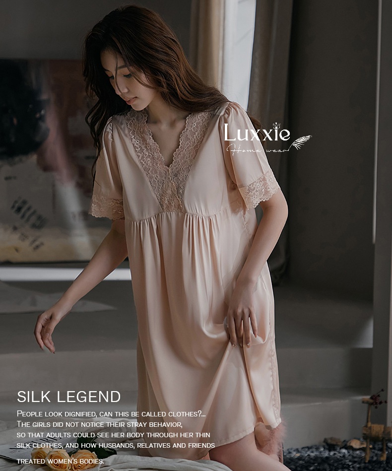 V06 Váy ngủ suông cổ V phối ren_thumbnail_13