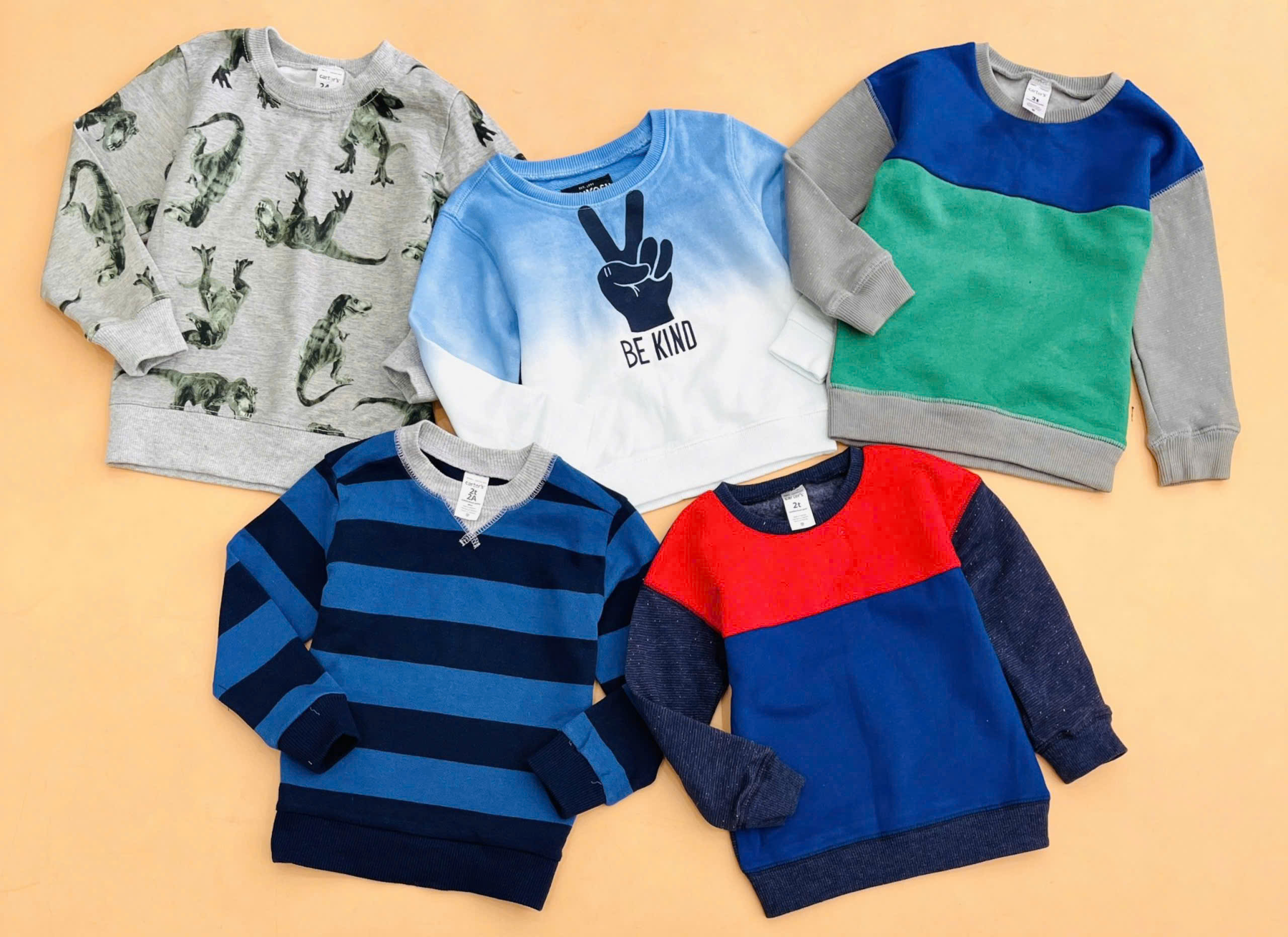 Set 3 áo bé tay dài ( NGẪU NHIÊN ) - mua từ 2set có trùng_thumbnail_5