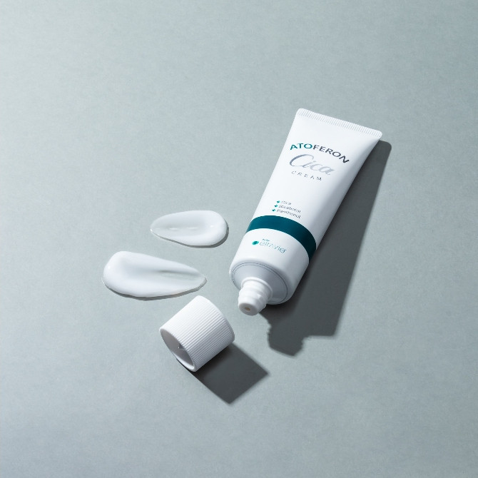 Kem Dưỡng Làm Dịu, Không Gây Kích Ứng, Nhờn Dính Cho Da Nhạy Cảm Elravie Atoferon Cica Cream 50ml_thumbnail_7