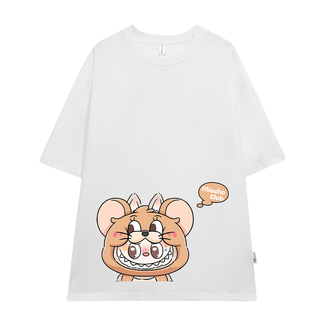 Áo thun cặp đôi couple labubu Tom and Jery đáng yêu ATD1472 Miucho vải cotton cổ tròn in mix_thumbnail_7