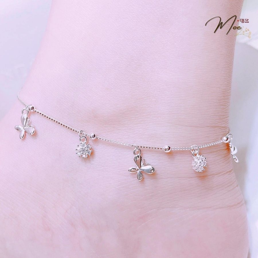 LC84- Lắc chân bướm xuân hoa pha lê