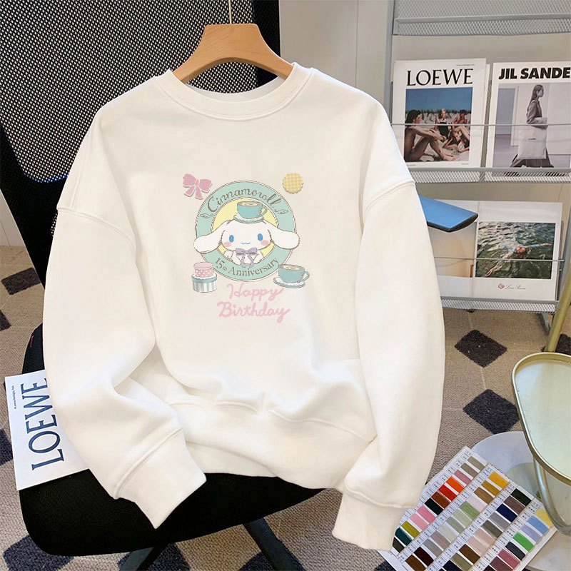 Áo sweater trắng nữ in hình nhiều mẫu - Loza G0114_thumbnail_11