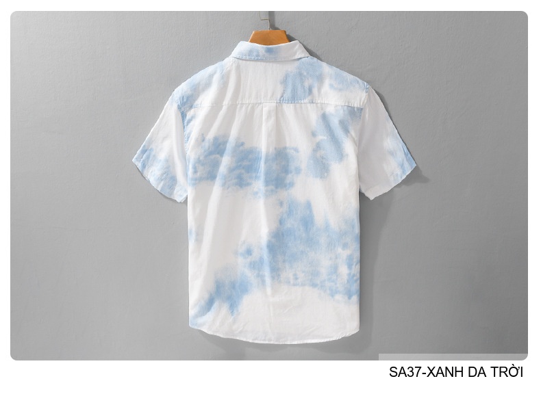SA37 - Áo sơ mi nam tay ngắn cổ lật in hoa tie-dye phong cách Hàn Quốc mùa hè_thumbnail_20